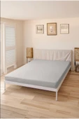 MODA HOME Lastikli Pamuk Penye Çarşaf Gri Littlekingsize - 1