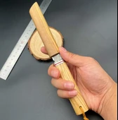 Damascus Tanto Japon EDC Zeytin Ağacı Sap thumbnail 5