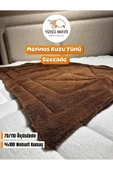Yüncü Hanım Merinos Kuzu Yünü Seccade - 6