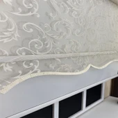 StorBurada Çift Mekanizmalı Bej Tül Ekru Stor Perde STB-133  Bej 150 x 200 thumbnail 1