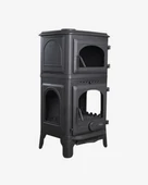 TDS İnci Fırınlı, Yan Camlı,Yan Kapaklı Döküm Şömine Soba thumbnail 4