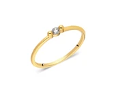 925 Ayar Gümüş Yüzük 0.20 CT Tek Taş Gümüş Yüzük-925 Ayar 0.20 CT Pırlanta Montörü Tek Taş Yüzük - 11