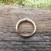 Gümüş Yüzük - Mila 0.30CT Swarovski Tektaş Minimal Tasarım Gümüş Yüzük- Hediyelik Tektaş Gümüş Yüzük - 4