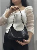 BİÇOMİ Kraş siyah cilt çanta thumbnail 6