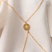 Gümüş Şahmeran - 925 Ayar Gümüş Tektaş Şimal Yıldızı Şahmeran - 6