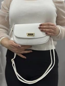 BİÇOMİ Beyaz cilt jessi çanta thumbnail 3