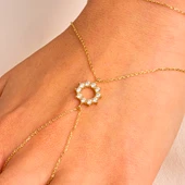 Gümüş Şahmeran - 925 Ayar Gümüş Yuvarlak Zirkon Taşlı Tasarım Şahmeran - 2