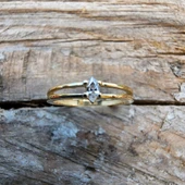 Gümüş Yüzük - Mila 0.30CT Swarovski Tektaş Minimal Tasarım Gümüş Yüzük- Hediyelik Tektaş Gümüş Yüzük - 6