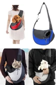 enes ticaret Small 45x27 Kırılmaz Hanger Tek Omuz Askılı Küçük Irk Kedi Taşıma Seyehan Gezi Çantası - 3