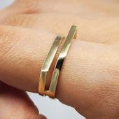 Gümüş Yüzük - Exxen Tarz Tasarım 925 Ayar Gümüş Yüzük thumbnail 6