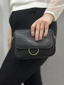 BİÇOMİ Siyah cilt mossi çanta thumbnail 4