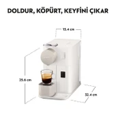 Nespresso F121 Latissima One Süt Çözümlü Kahve Makinesi Beyaz - 3