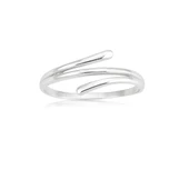 Gümüş Yüzük -Sarmal Taşsız 925 Ayar Minimal Tasarım Gümüş Eklem Yüzüğü-Minimal Hediyelik Gümüş Yüzük thumbnail 6