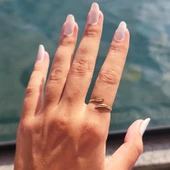 Gümüş Yüzük - Es Taşsız Energy Yüzüğü-Modern Tasarım Taşsız 925 Ayar Gümüş Yüzük thumbnail 7