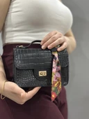 BİÇOMİ Jisse siyah cilt çanta thumbnail 1