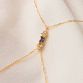 Gümüş Şahmeran - 925 Ayar Gümüş Prenses Kesim Mistik Topaz Taşlı Şahmeran - 7