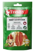 Orqinel Freshy Rabbit Ear Whit Duck Ördek Eti Kaplı Tavşan Kulağı 100 gr 8'li - 1