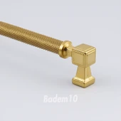 Talas Gold Altın Tırtıklı Metal Kulp 320 mm Kapak Kulpu Dayanıklı Dolap Çekmece Mobilya Kulpları thumbnail 6