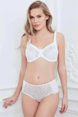 Amora Secret Balenli Desteksiz Dolgusuz Toparlayıcı Dantelli Küçültücü Sütyen ve Külot Takım thumbnail 1