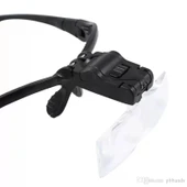 Işıklı Gözlük Büyüteç  5 Farklı Lens 9892b - 7