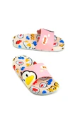Gezer Ördek Desenli Kaydırmaz Taban Kız Çocuk Terlik thumbnail 2