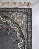 Çeyizlik Hediyelik Seccade Eşarp Tesbih Set – Kadife Astarlı Seccade, Eşarp, Kristal Tesbih Kutulu Lüks Hediye Seti thumbnail 7