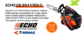 Echo CS-2511TES-C Benzinli Motorlu Testere 1.5 HP thumbnail 6