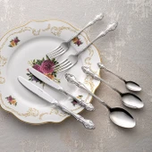 Emsan Royal 84 Parça 12 Kişilik Çatal Kaşık Bıçak Takımı Lüks Kutulu thumbnail 5