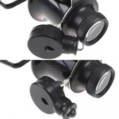 Gözlük Model Çıft Led Aydınlatma ,saat Onarımı Için Harika Büyüteç thumbnail 5