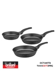 Brillant Octantis 3’lü Granit Tava Seti – 20 cm, 24 cm, 28 cm  DKM-TV-6564 thumbnail 2