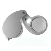 Mini 40x25mm Takı Büyüteç, Cep Büyüteç, Teftiş, Elmas Pullar, Madeni Kontrol Lup Mg21011 thumbnail 4