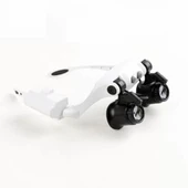 Kuyumcu,saat Onarım Için 10x15x20x25x Mercekli Gözlük Büyüteç9892g3a thumbnail 4