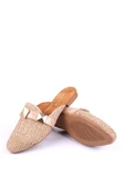 Papuç Sepeti 1860 Hasır Örme Desenli Günlük Kadın Terlik thumbnail 10
