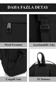 Papuç Sepeti 4926 Erkek Şifreli Şık Tasarım El , Body Bag & Sırt Çantası thumbnail 6