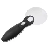 Kontrolü Için 10x 20x,2led Işıklı El Büyüteç - 1