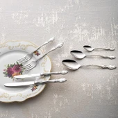 Emsan Royal 84 Parça 12 Kişilik Çatal Kaşık Bıçak Takımı Lüks Kutulu thumbnail 4