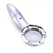 7x Büyüteç 6 Led Işık Aydınlatma 50mm Optik Lens El Büyüteç - 6