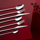 Emsan Alba 84 Parça 12 Kişilik Kutulu Çatal Kaşık Bıçak Takımı thumbnail 3