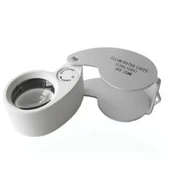 Mini 40x25mm Takı Büyüteç, Cep Büyüteç, Teftiş, Elmas Pullar, Madeni Kontrol Lup Mg21011 thumbnail 2