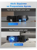 Ecovacs Deebot X11 OmniCyclone Toz Torbasız Robot Süpürge ve Paspas PowerBoost Süper Şarj - 8