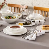 Emsan Alya Beyaz 53 Parça 12 Kişilik Yemek Takımı thumbnail 3