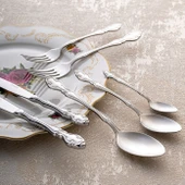 Emsan Royal 84 Parça 12 Kişilik Çatal Kaşık Bıçak Takımı Lüks Kutulu thumbnail 6