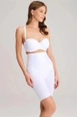 Amora Secret Toparlayıcı Bel ve Bacak İnceltici Dikişli Uzun Paçalı Orta Bel Sıkı Şort Korse thumbnail 1