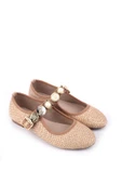 Papuç Sepeti 4709 Rahat Taban Broş Detaylı Kadın Babet Ayakkabı thumbnail 2