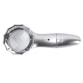 7x Büyüteç 6 Led Işık Aydınlatma 50mm Optik Lens El Büyüteç - 4