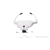 5 Lens 1.0x3.5x, 2led Işıklı  Ile Ayarlanabilir Gözlük Büyüteç9892b2 thumbnail 7