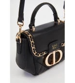 Levidor 930428 Kadın Dikdörtgen Metal Kilit Detaylı  El & Omuz Çantası thumbnail 2