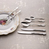 Emsan Royal 84 Parça 12 Kişilik Çatal Kaşık Bıçak Takımı Lüks Kutulu thumbnail 3