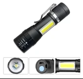 Wuben Wb-017 Zoomlu Şarjlı Cob Led Güçlü El Feneri thumbnail 3