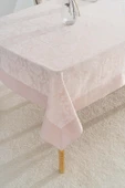 Damascus Pudra Pembe Masa Örtüsü 160x220 cm thumbnail 3